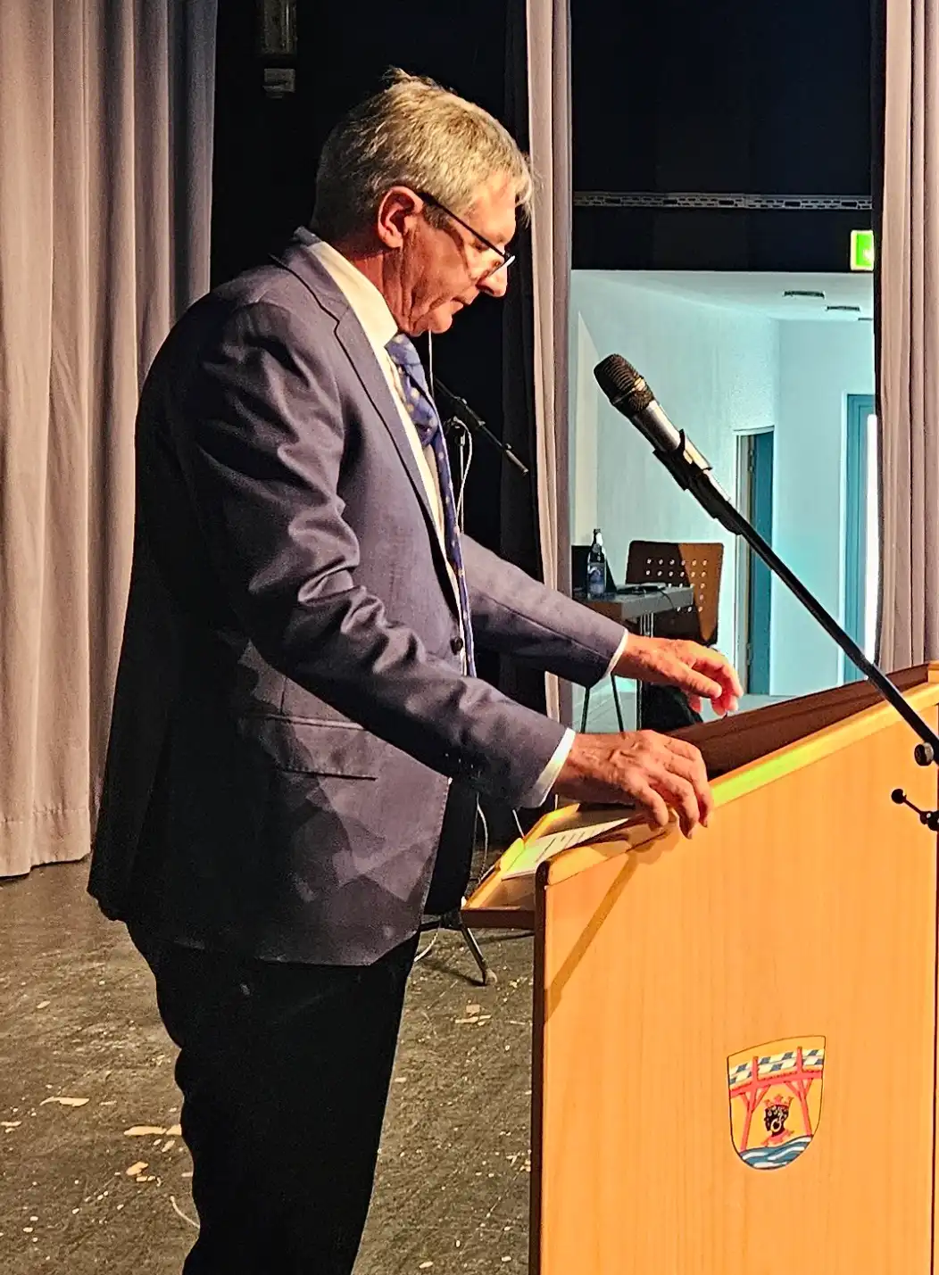 Begrüßung durch Martin Reiter - Bild Genehmigung Kreishandwerkerschaft Freising